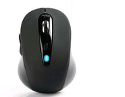 Wireless Bluetooth mouse with ergonomic design and adjustable sensitivity settings for tablets and phones.