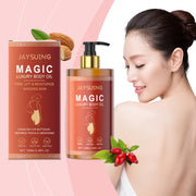 Jaysuing 100ml Magic Luxury Body Tightening Oil Anti Sagging Skin Glowing Daily Care Nourishing Firm Thigh Belly Massage Oil