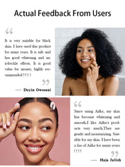 AILKE Vitamin C Skin Care Set, with Lightening Body Lotion, Even Skin Tone Face Cream, Whitening Serum, Brightening Soap