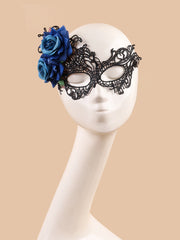 Halloween Mask Cocktail Feather Theme Party Masquerade Diamond Hair Ornaments Tassel Cosplay Costume for Women Ladies Wear