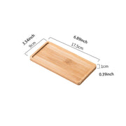 1PCS Tableware Solid Wood Round Dessert Plate Japanese-style Wooden Tray Snack Plate Dried Fruit Plate Wooden Plate