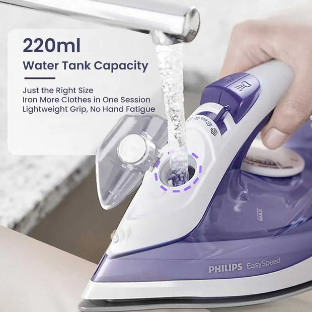 Philips Steam Iron GC1752/38 1700W 220V Iron Ceramic base plate The wire is 1.9 meters long 220ml capacity