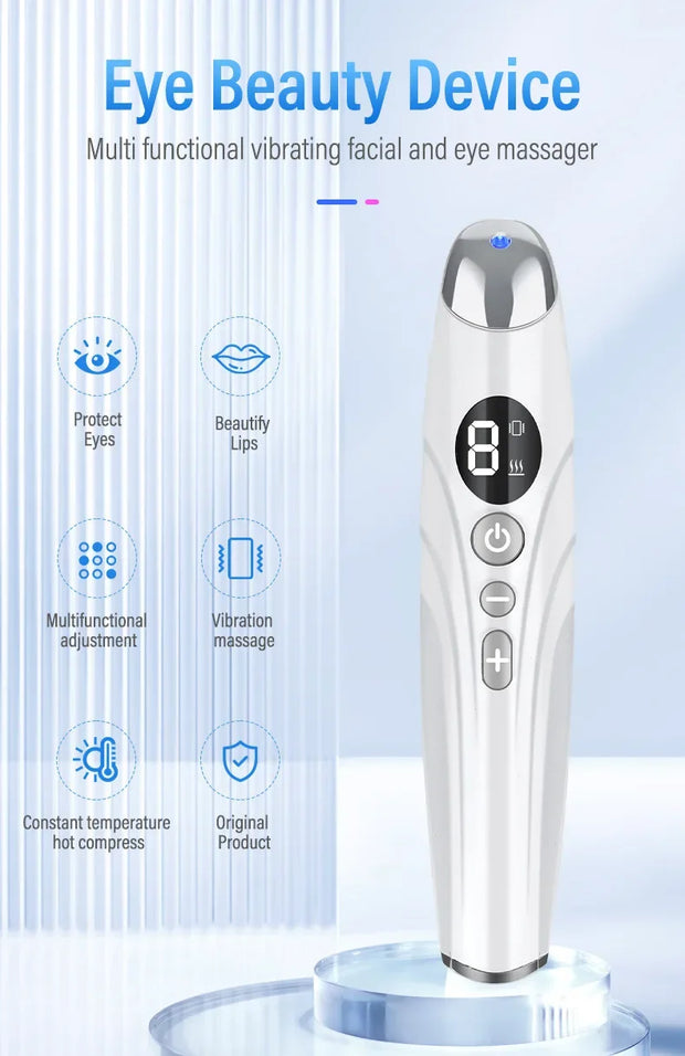 Eye Massager Sound Wave Vibration Lip Electric Muscle Stimulation Skin Lifting Firming Eye Bag Wrinkle Removal Nutrition Input