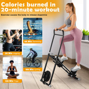 Vertical Stair Climber Stepper for Home Gym - Full-Body Workout, Compact Folding, Cardio Exercise Machine