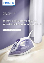 Philips Steam Iron GC1752/38 1700W 220V Iron Ceramic base plate The wire is 1.9 meters long 220ml capacity