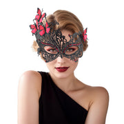 Halloween Mask Cocktail Feather Theme Party Masquerade Diamond Hair Ornaments Tassel Cosplay Costume for Women Ladies Wear