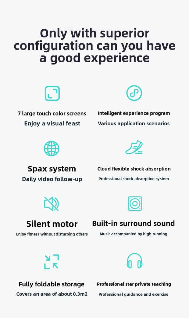 Electric treadmill household small female silent men's gym special family indoor shock absorption folding household model