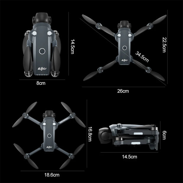 Xiaomi V988 Drone Professional 8K HD Dual Camera Remote control with large screen 5G WIFI FPV Foldable Quadcopter RC Dron Mijia