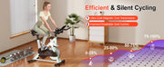 Superun Exercise Bike, 32-Level Magnetic Resistance Stationary Bikes for Home, Low Noise Workout Cycling Bike for Home