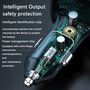 Car Charger Bluetooth 5.0 FM Transmitter PD Type-C Dual USB Ambient Player MP3 Charger Type-C Wireless Light Handsfree