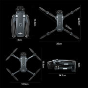 Xiaomi V988 Drone Professional 8K HD Dual Camera Remote control with large screen 5G WIFI FPV Foldable Quadcopter RC Dron Mijia
