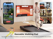Hot Sale Treadmill 2in1 Treadmills for Home/Office Remote Control LCD Display Adjustable Speed Walking Pad Exercise Machine