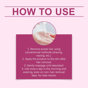 OCEAURA 60ml Hair Removal Relief Essential Oil for Armpit & Leg & Chest Gentle Formula Hydrates Cares Skin  Reduce Discomfort ﻿