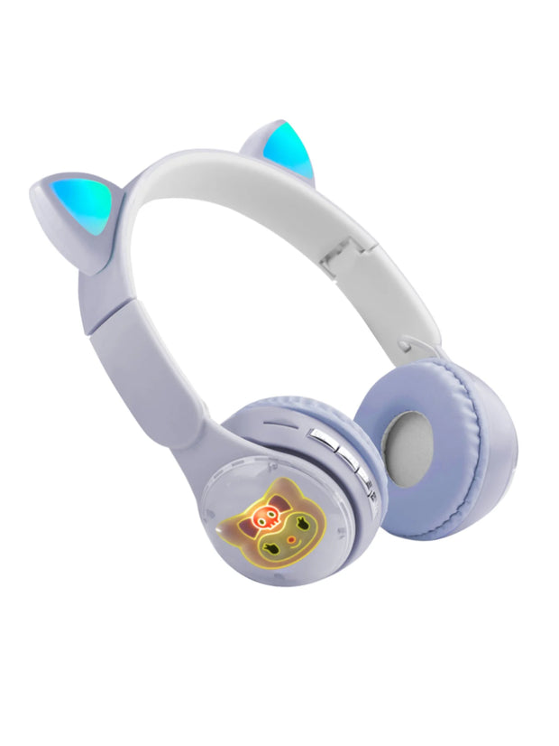 Headset Bluetooth headphones with vibrant RGB lighting effect, high battery life and low latency wireless Bluetooth headphones