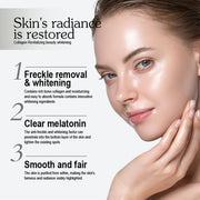 AILKE 24K Collagen Facial Whitening Set, Reduce Black Spots, Freckles, Brightening, Moisturizing Beauty Set For All Skin Types