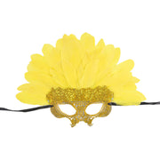 Most Popular Halloween Colorful Feather Mask Carnival Photography Cosplay Costume Perfect Cocktail Headpieces for Women Ladies