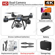 New V14 Drone 8K Profesional 1080P HD Dual Camera WiFi FPV Drones Height Keep RC Quadcopter Helicopter Dron Kids Toys Gift