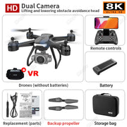 New V14 Drone 8K Profesional 1080P HD Dual Camera WiFi FPV Drones Height Keep RC Quadcopter Helicopter Dron Kids Toys Gift
