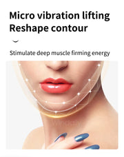 Facial Lifting Device LED Photon Therapy Facial Slimming Vibration Massager Double Chin V Face Shaped Cheek Lift  Belt Machine
