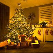 2022 Waterproof LED Green Wire String Lights Outdoor 20/50/100M 8 Modes Fairy Garland Lights for Garden Wedding Christmas Decor