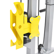 Multifunctional Fitness Rack Heavy Duty Steel Home Gym Strength Training Equipment 220LBS Load Foldable