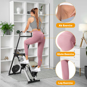 Vertical Stair Climber Stepper for Home Gym - Full-Body Workout, Compact Folding, Cardio Exercise Machine