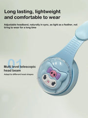 Headset Bluetooth headphones with vibrant RGB lighting effect, high battery life and low latency wireless Bluetooth headphones