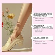 OCEAURA 60ml Hair Removal Relief Essential Oil for Armpit & Leg & Chest Gentle Formula Hydrates Cares Skin  Reduce Discomfort ﻿