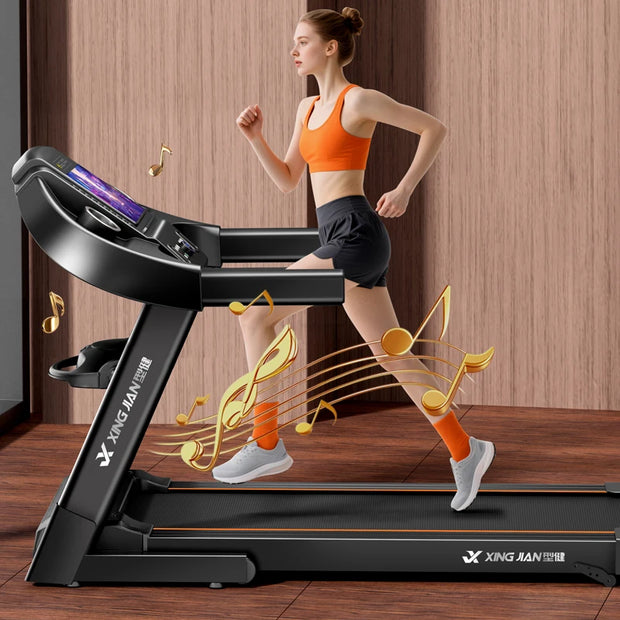 Smart Foldable Electric Walking Treadmill for Home Gym Use Fitness Exercise Running Machine