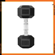 5lb Chrome Plated Hex Hand Weight Non Slip Handle Free Dumbbell for Home Gym Strength Workout Fitness