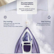 Philips Steam Iron GC1752/38 1700W 220V Iron Ceramic base plate The wire is 1.9 meters long 220ml capacity
