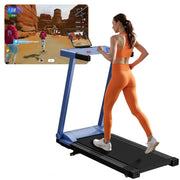 Hot 3.0HP Treadmill with 5% Incline Folding Handles App  Data LCD Screen 300lbs Walkingpad Treadmills for Home Exercise Machine