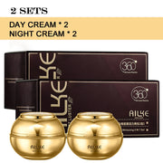 AILKE 24K Collagen Facial Whitening Set, Reduce Black Spots, Freckles, Brightening, Moisturizing Beauty Set For All Skin Types