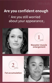 Facial Lifting Device LED Photon Therapy Facial Slimming Vibration Massager Double Chin V Face Shaped Cheek Lift  Belt Machine