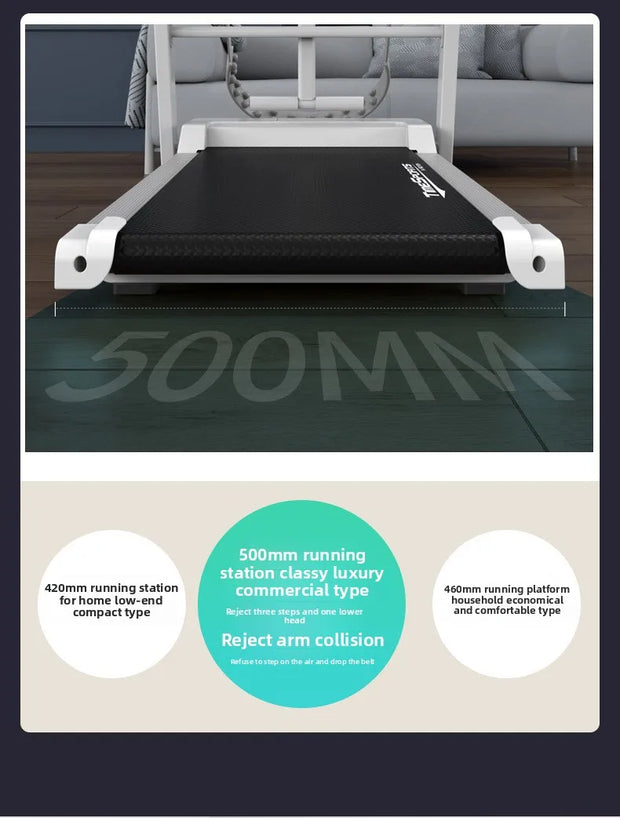 Electric treadmill household small female silent men's gym special family indoor shock absorption folding household model