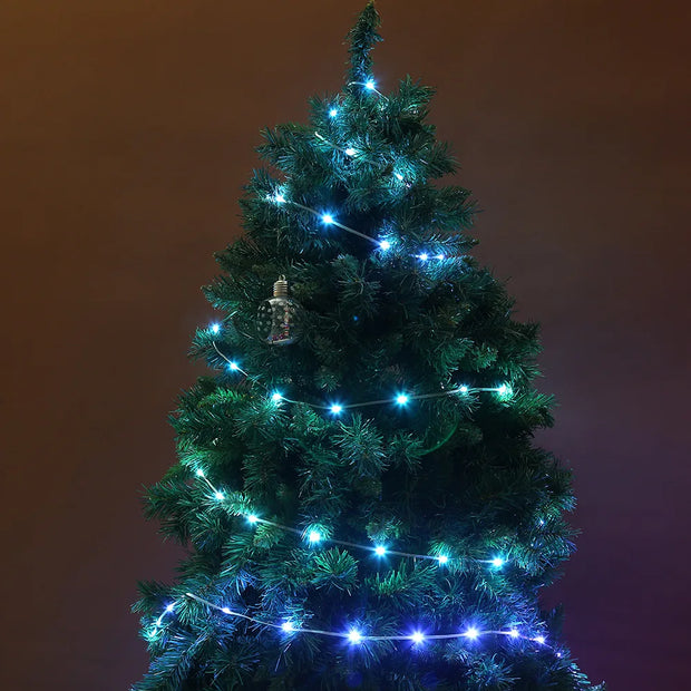 5M/10M/15M/20M RGBIC USB Sting Light Bluetooth APP DIY LED Fairy Lights Garland Decoration for Christmas Wedding Birthday Party