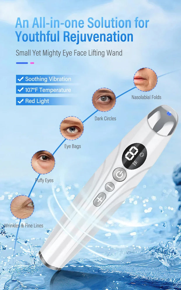 Eye Massager Sound Wave Vibration Lip Electric Muscle Stimulation Skin Lifting Firming Eye Bag Wrinkle Removal Nutrition Input