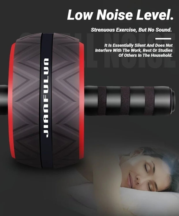 Ab Roller Wheel For Abs Core Workout Non-Slip Home Gym Fitness Equipment Men Women Abdominal Training Exercise