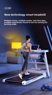 Electric treadmill household small female silent men's gym special family indoor shock absorption folding household model