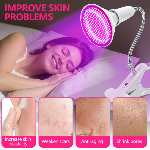 New Anti Aging Red blue led Light Therapy Deep Red Removal Anti-Aging Device Red Blue Light Acne Removal Firming Skin