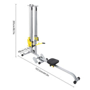 Multifunctional Fitness Rack Heavy Duty Steel Home Gym Strength Training Equipment 220LBS Load Foldable