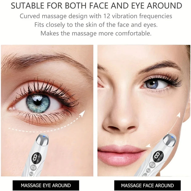 Eye Massager Sound Wave Vibration Lip Electric Muscle Stimulation Skin Lifting Firming Eye Bag Wrinkle Removal Nutrition Input