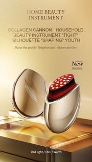 Red Light Collagen Regeneration Anti-Aging RF Anti-Wrinkle Beauty Device EMS Microcurrent Skin Tightening Face Lifting Massager