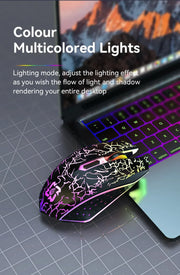 RGB Color 2.4G Wireless Mouse Bluetooth 5.2 Mouse Dual Mode Gaming Mouse Rechargeable Silent Mice For PC Laptop Tablet MacBook