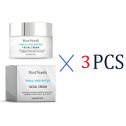 Tripeptide Lipid Facial Cream Ceramide Anti-Aging Tighten Sagging Skin Deeply Moisturize Efficient Nourishmen Coconut Acid 50g