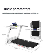 Electric treadmill household small female silent men's gym special family indoor shock absorption folding household model