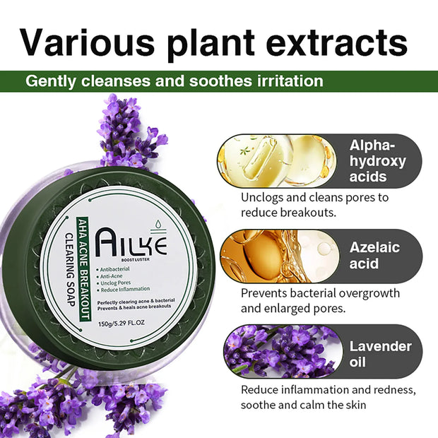 AILKE Acne Removal Face Care Set, Effectively Anti Acne-Prone Skin, Pimples, Control Breakouts, Unclog Pores, For Women and Men