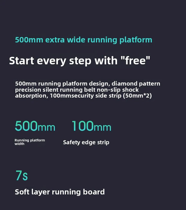 Electric treadmill household small female silent men's gym special family indoor shock absorption folding household model