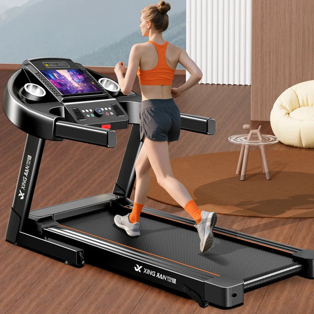 Smart Foldable Electric Walking Treadmill for Home Gym Use Fitness Exercise Running Machine