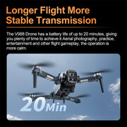 Xiaomi V988 Drone Professional 8K HD Dual Camera Remote control with large screen 5G WIFI FPV Foldable Quadcopter RC Dron Mijia